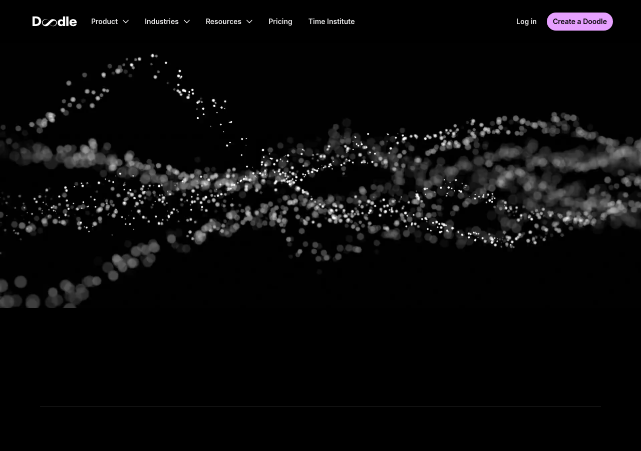 Screenshot of doodle.com