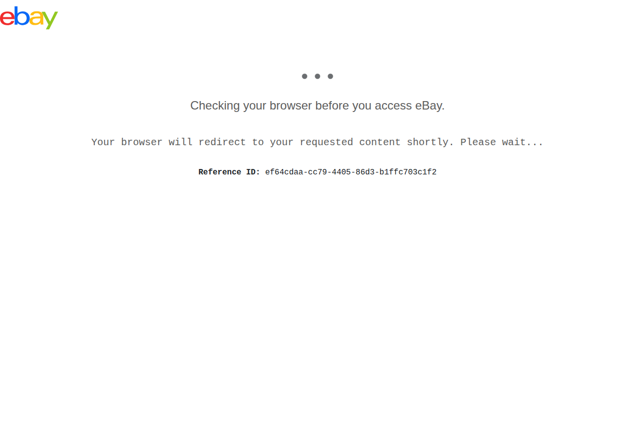 Screenshot of ebay.com