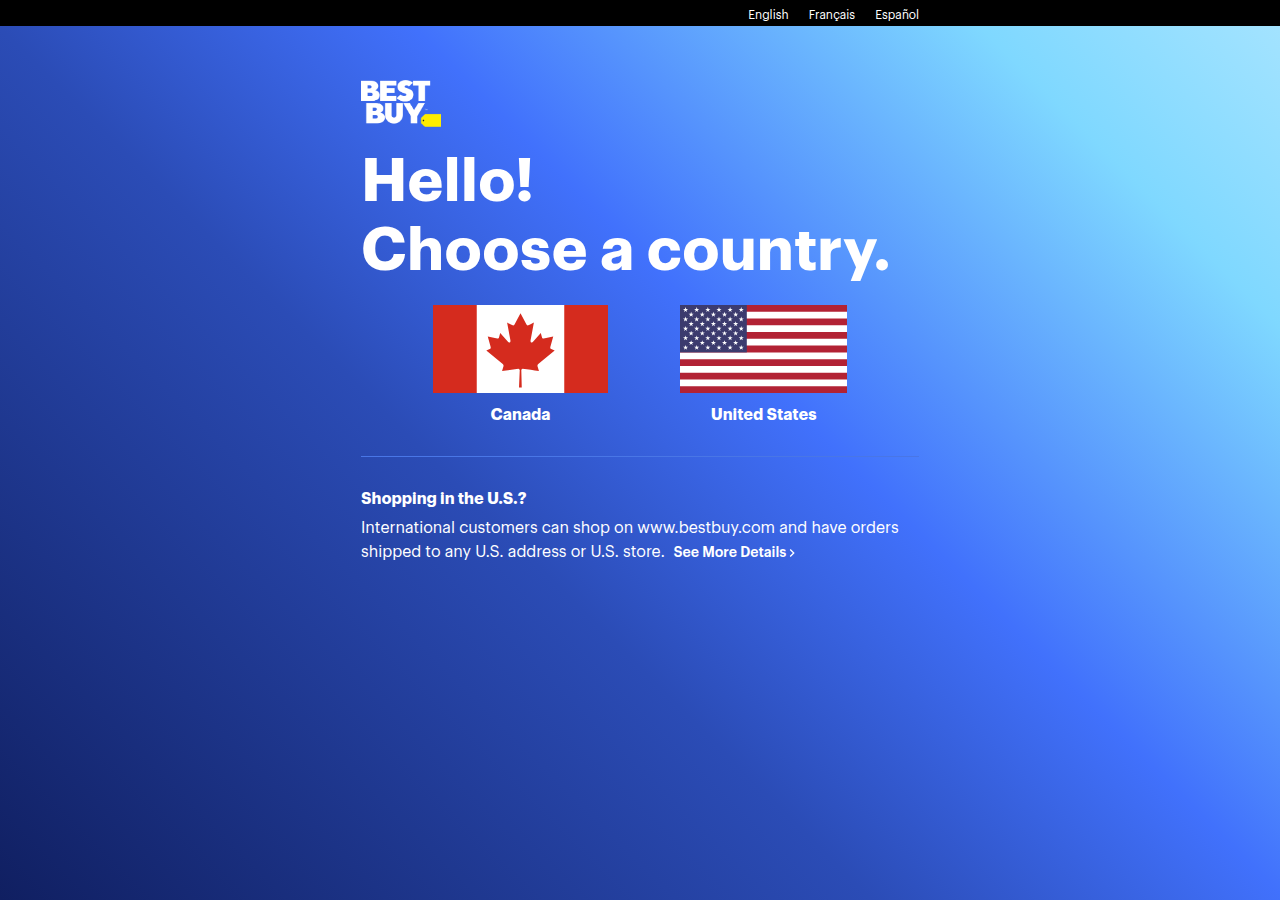 Screenshot of bestbuy.com