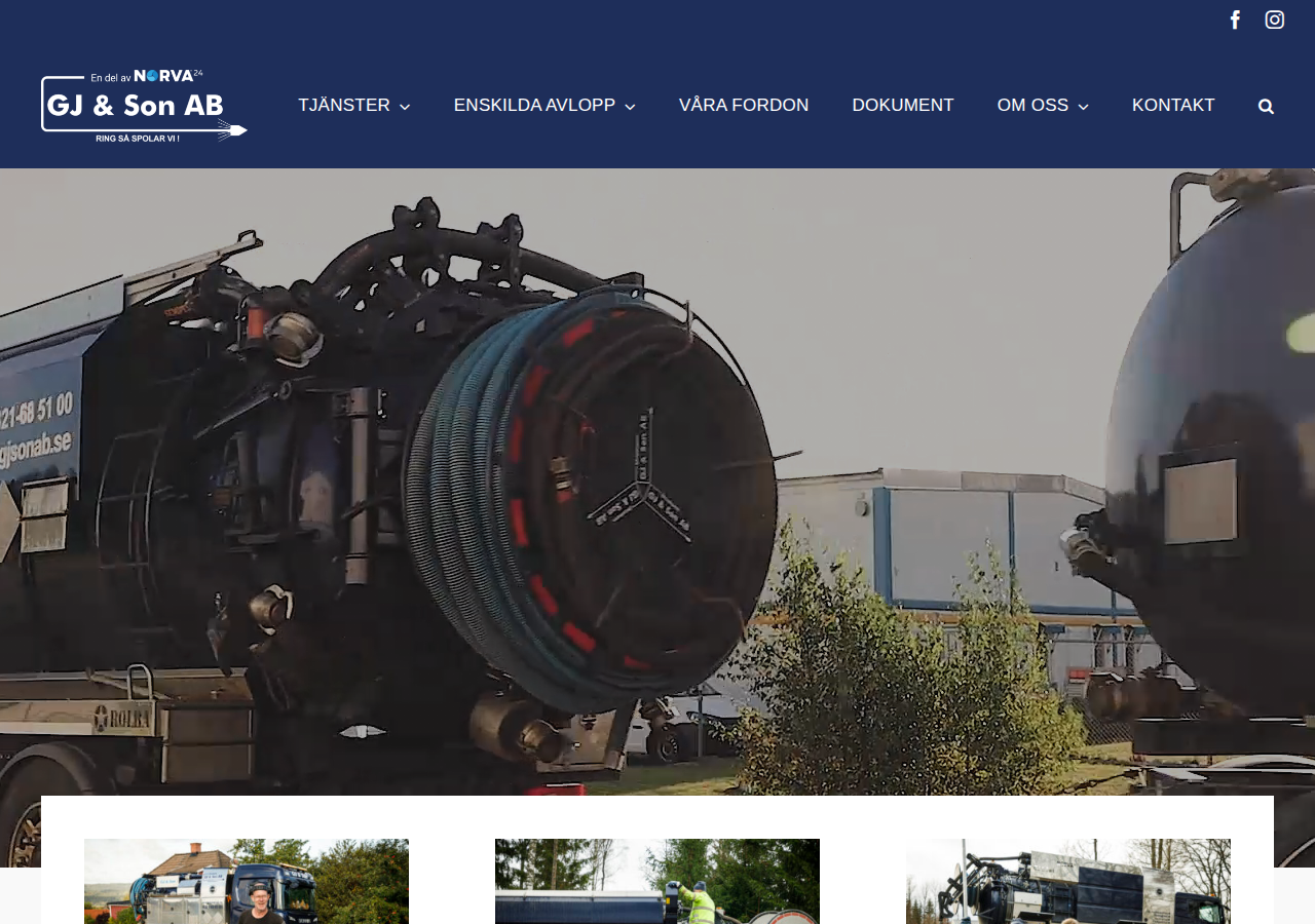 Screenshot of gjsonab.se