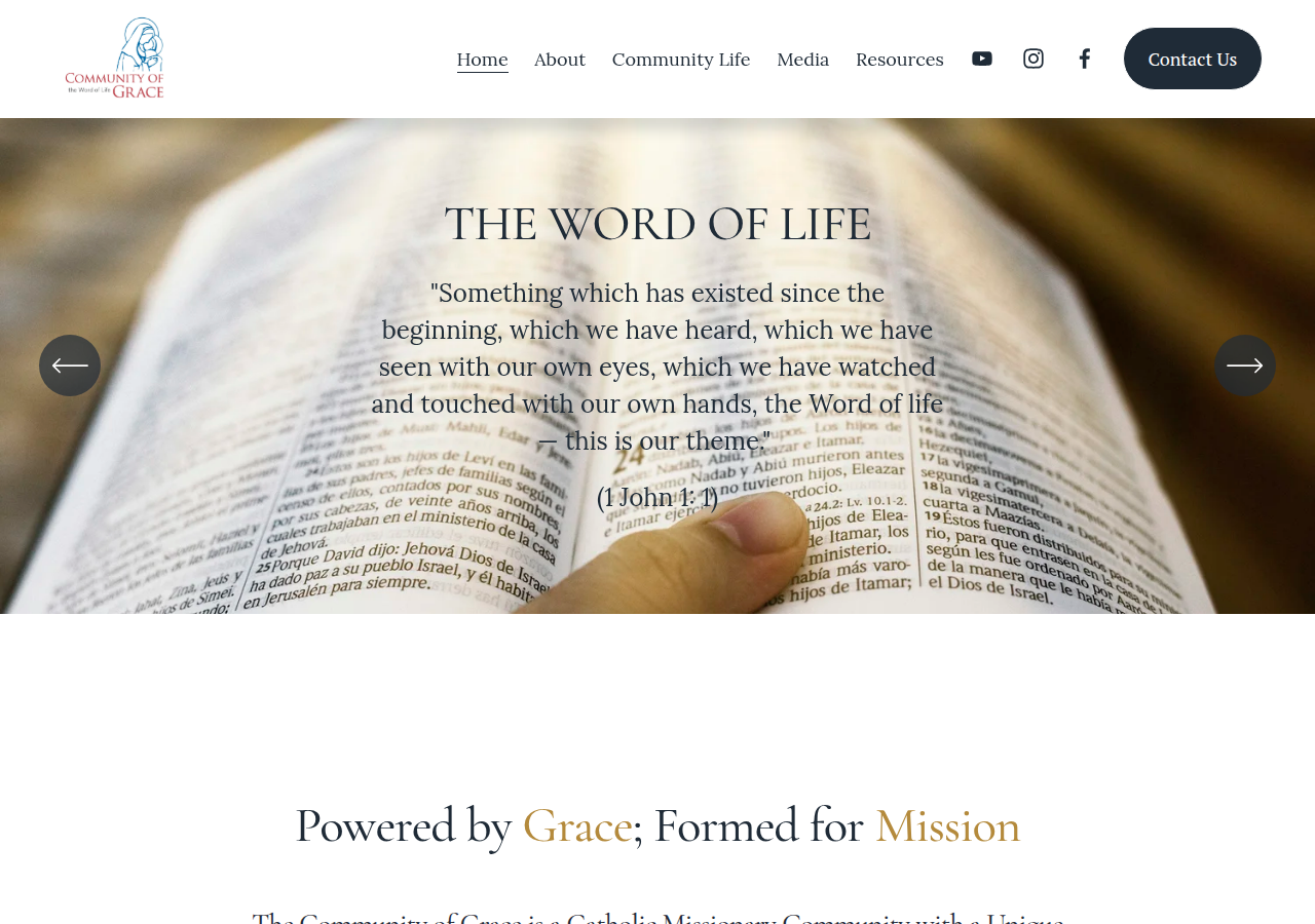 Screenshot of gracefilled.org