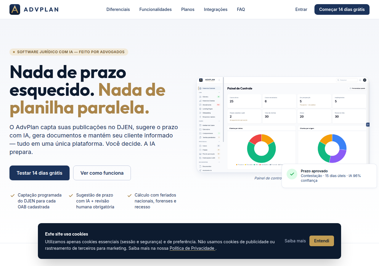 Screenshot of advplan.com.br