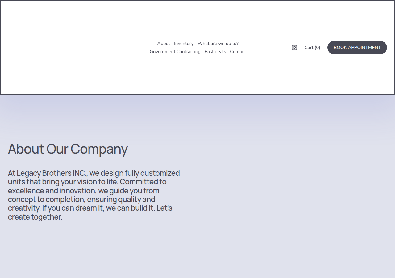 Screenshot of legacybrother.com