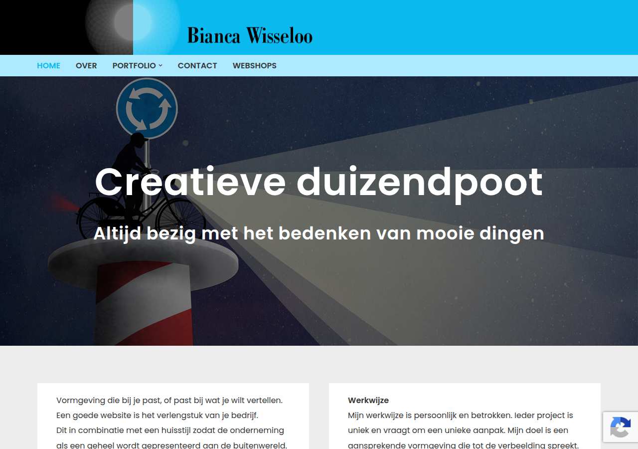 Screenshot of biancawisseloo.nl