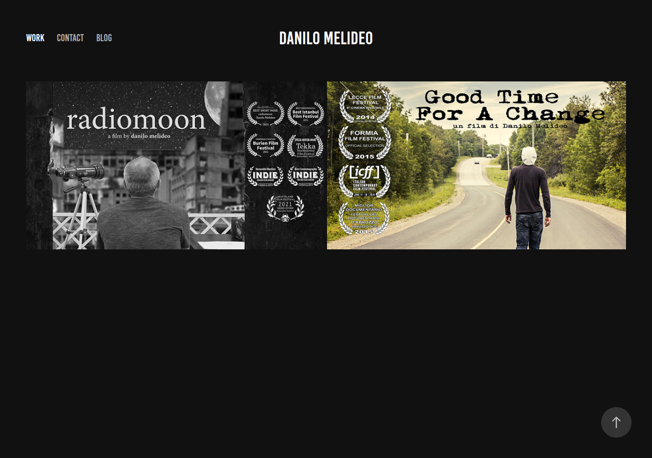 Screenshot of danilomelideo.com