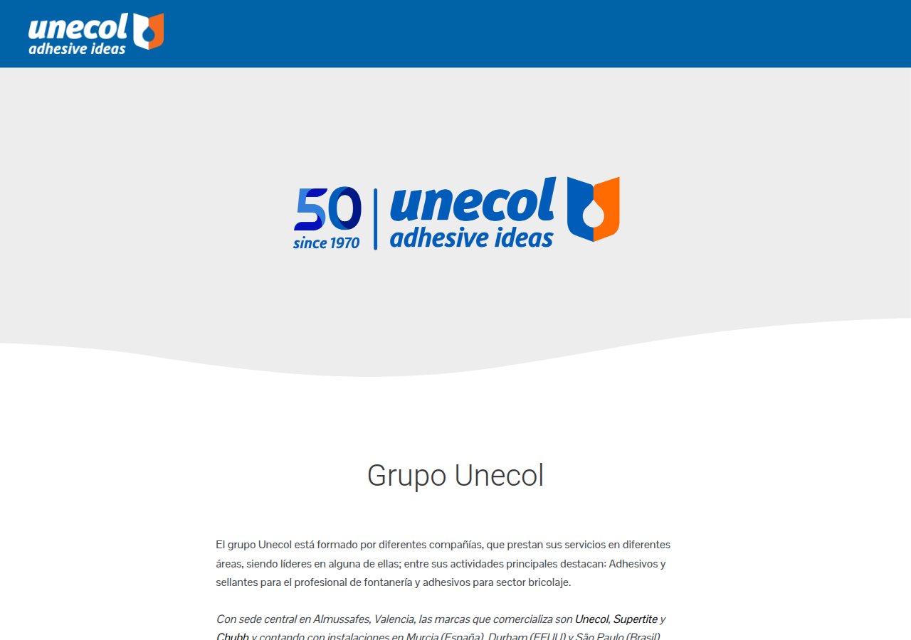 Screenshot of unecol.group
