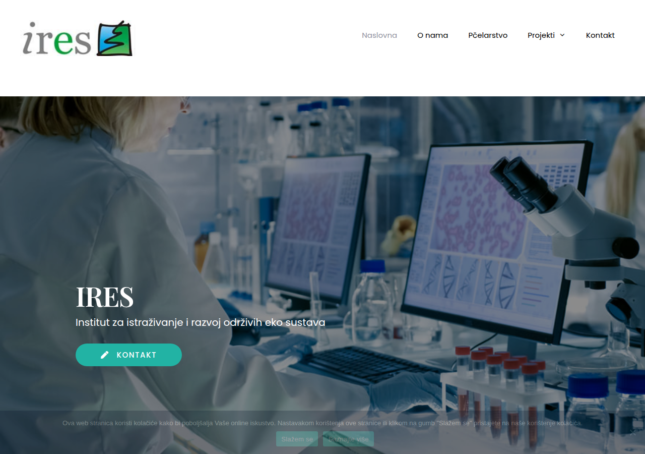 Screenshot of ires.hr
