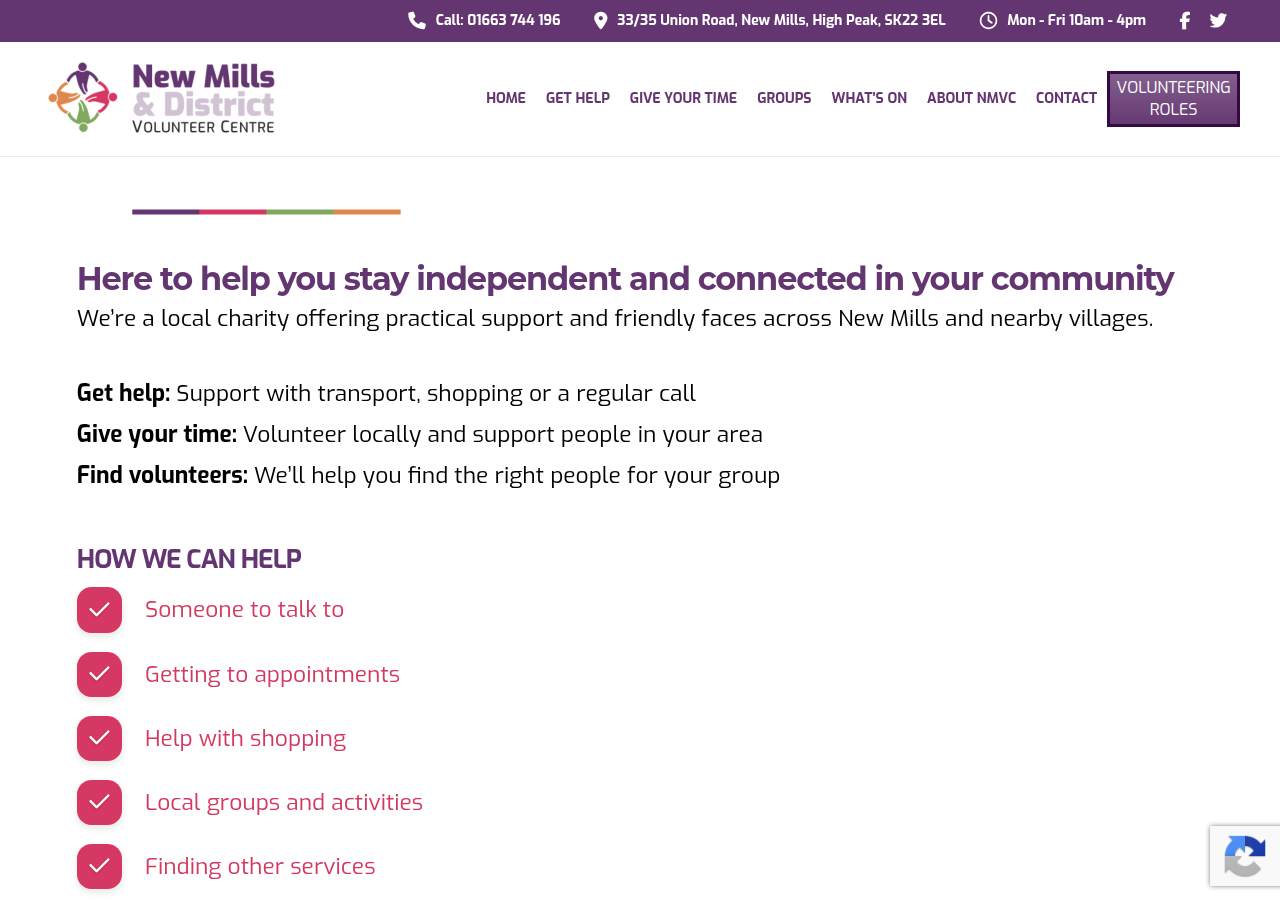 Screenshot of nmvc.org