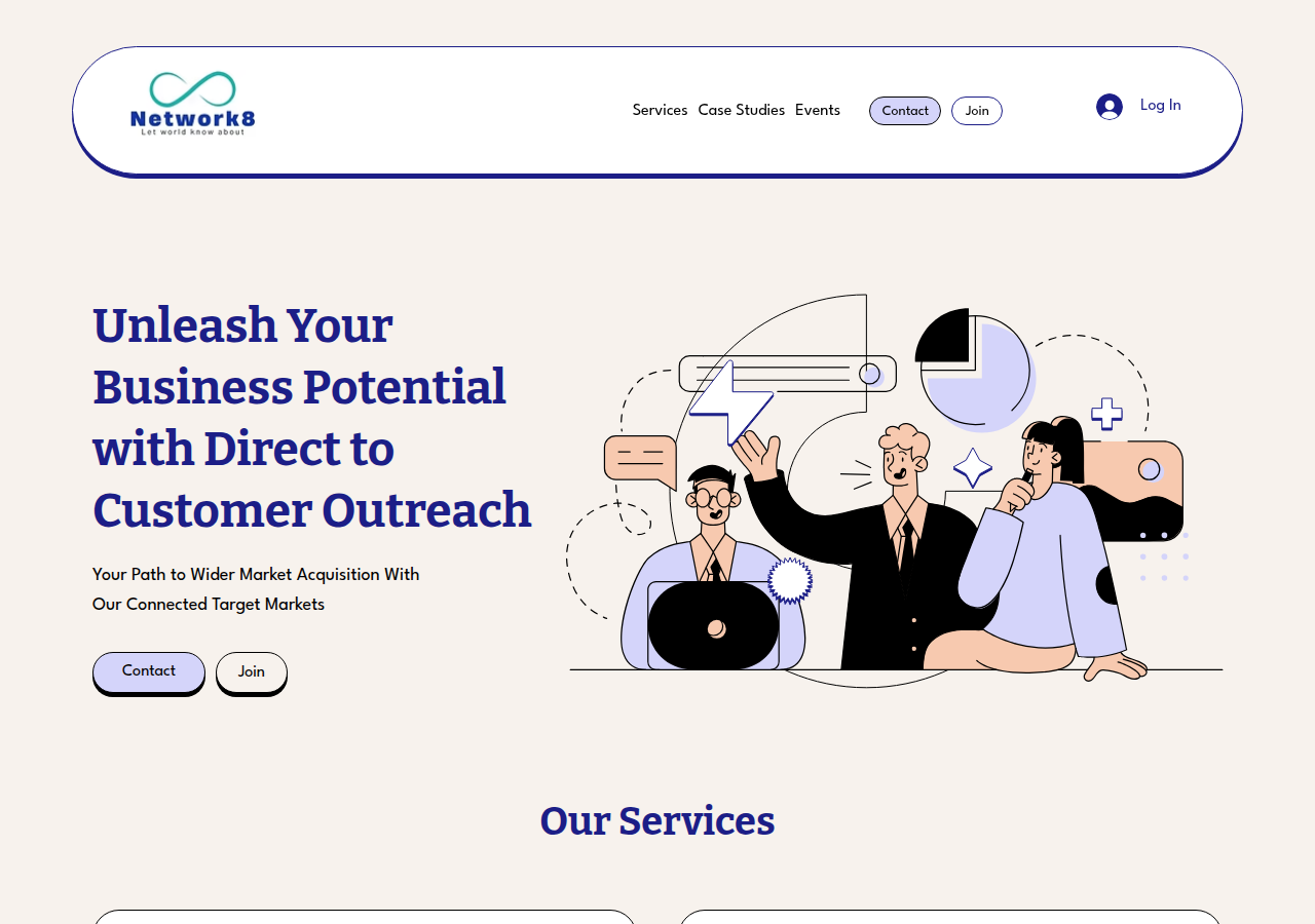 Screenshot of network8.in