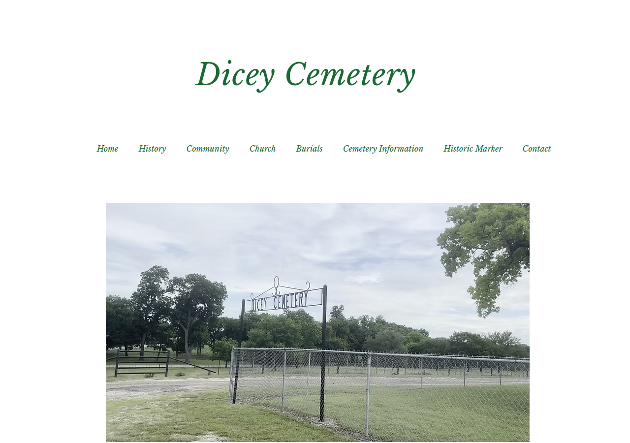 Screenshot of diceycemetery.com