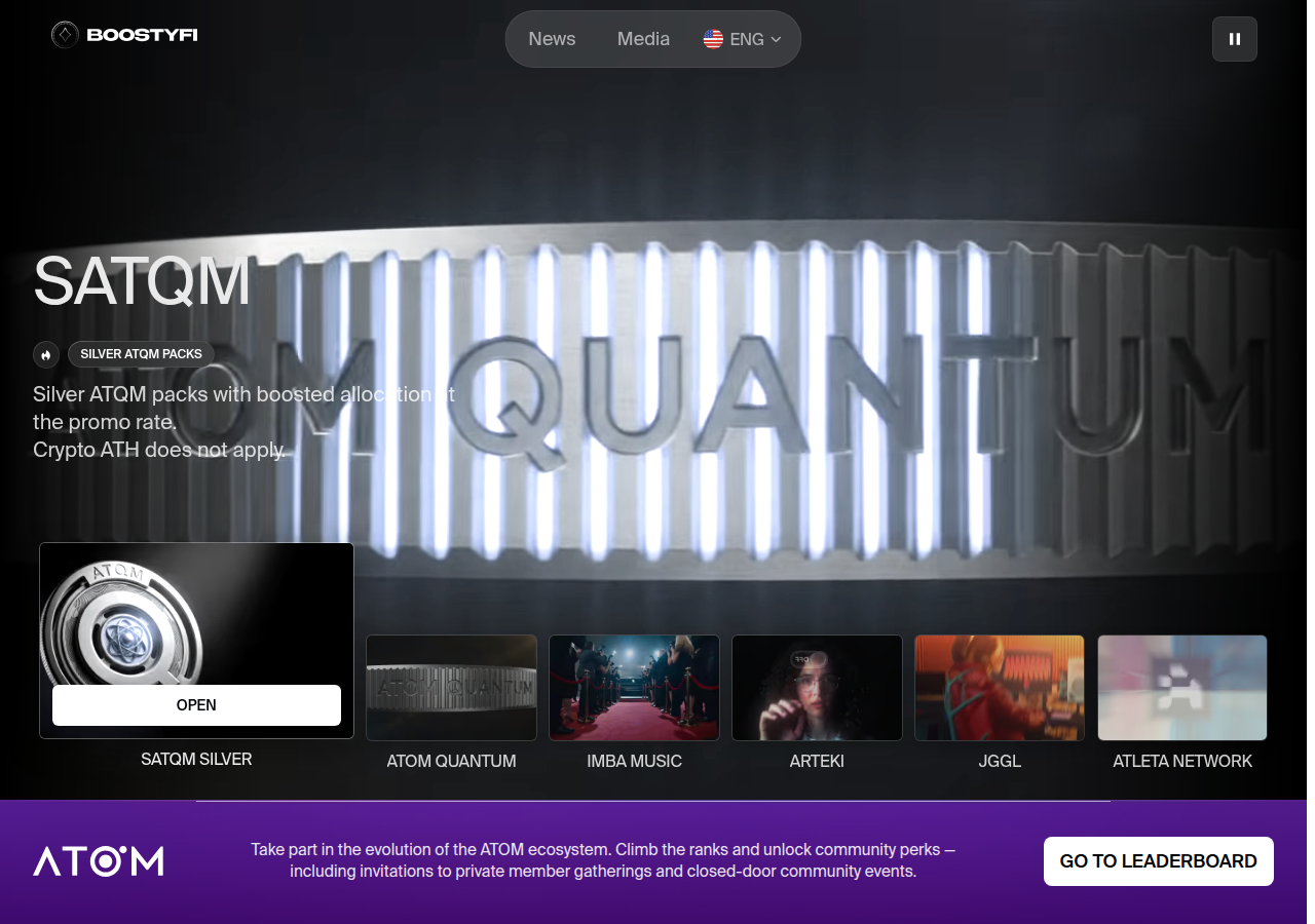 Screenshot of boostyfi.com