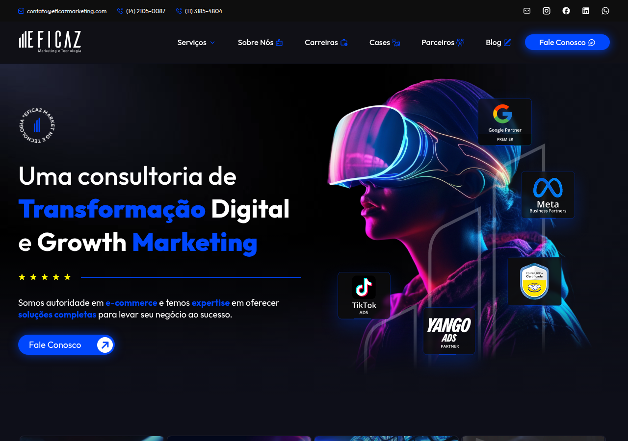 Screenshot of eficazmarketing.com