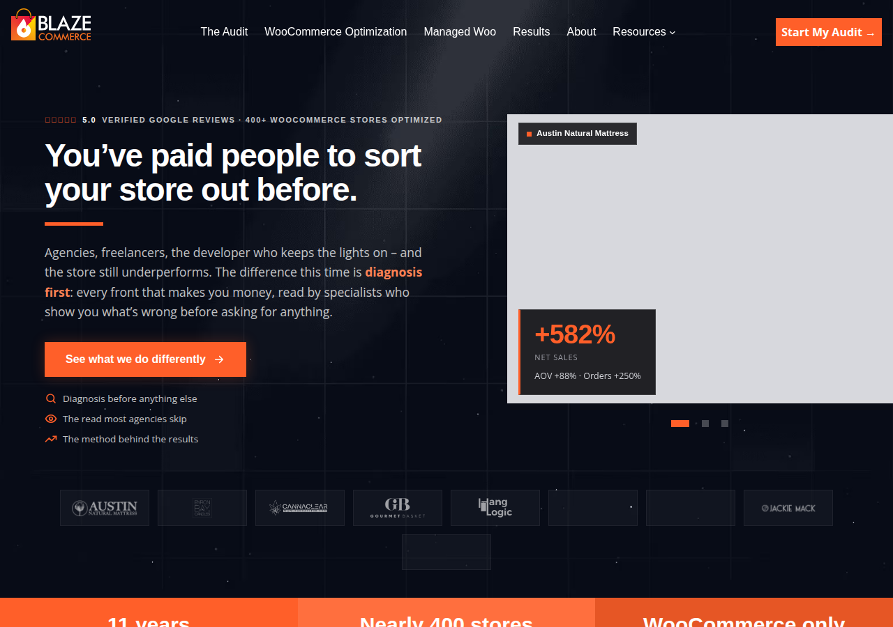 Screenshot of blazecommerce.io