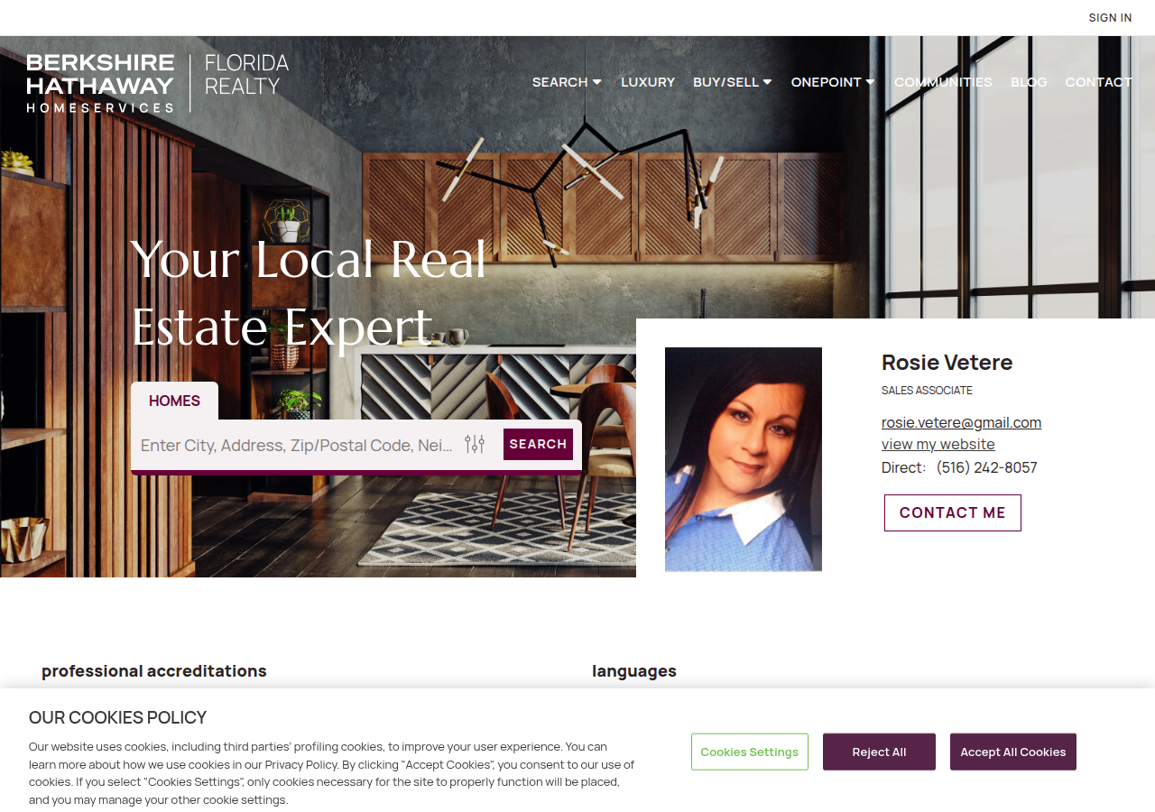Screenshot of bhhsfloridarealty.com