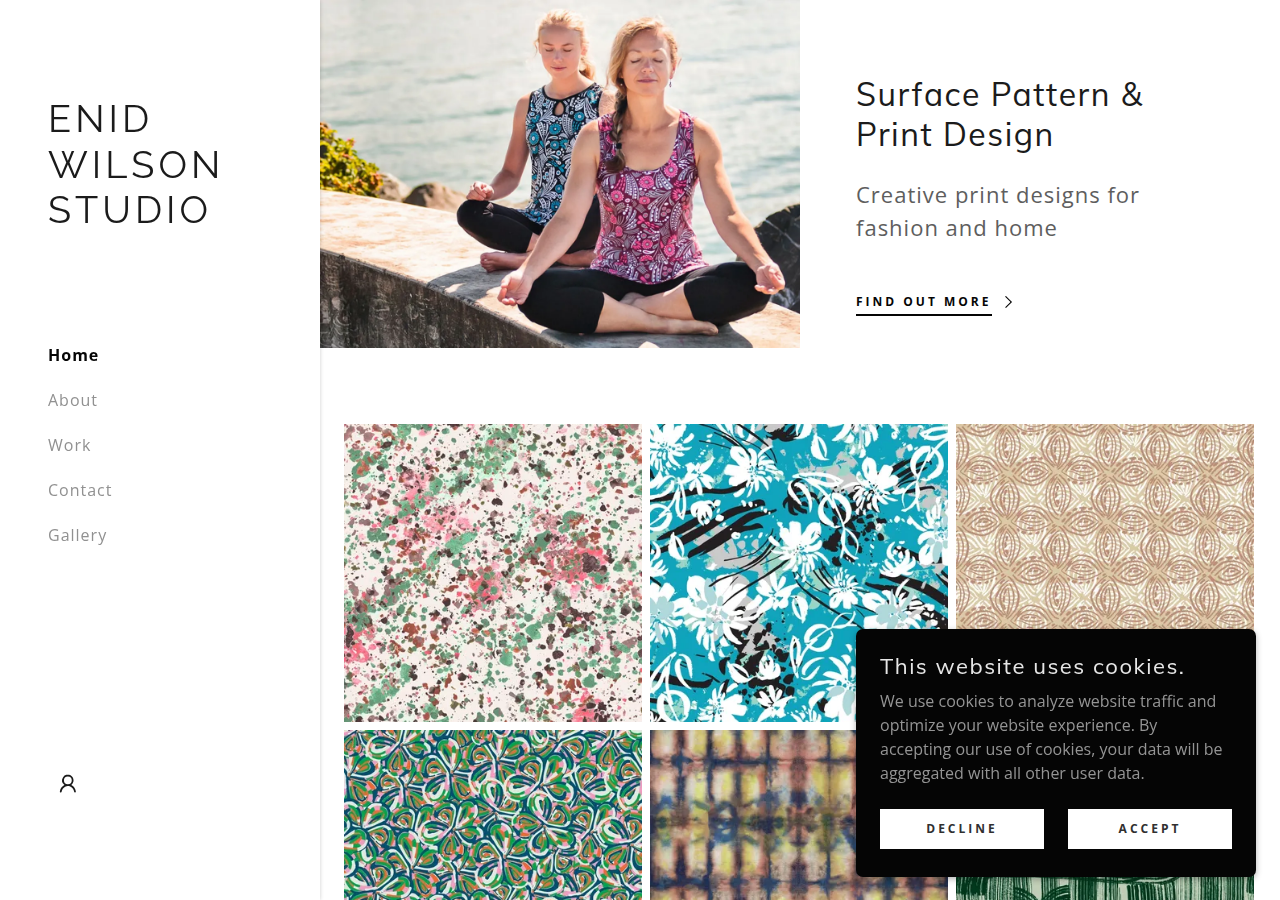 Screenshot of enidwilsonstudio.com