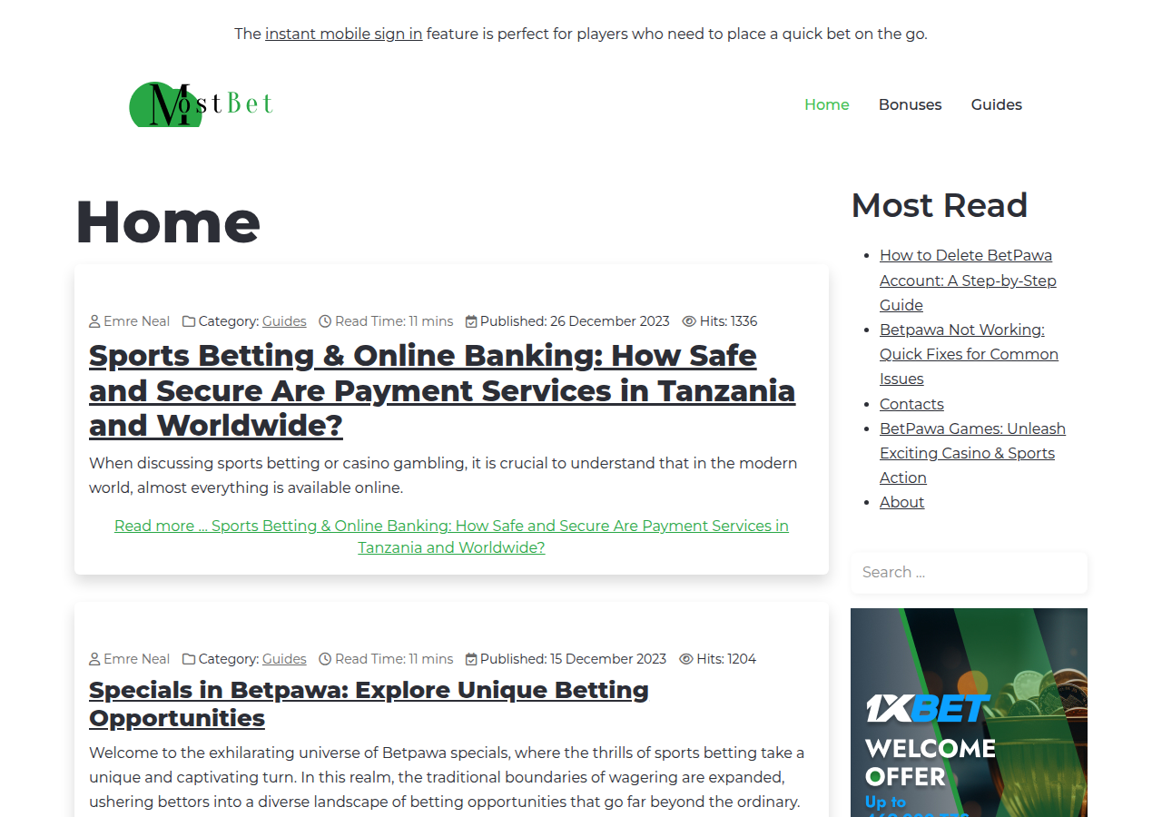 Screenshot of mostlymanx.com