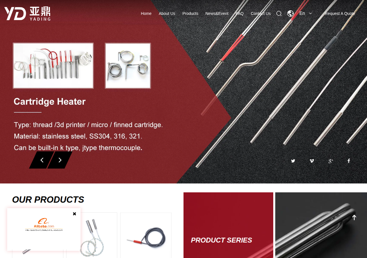 Screenshot of heater-factory.com
