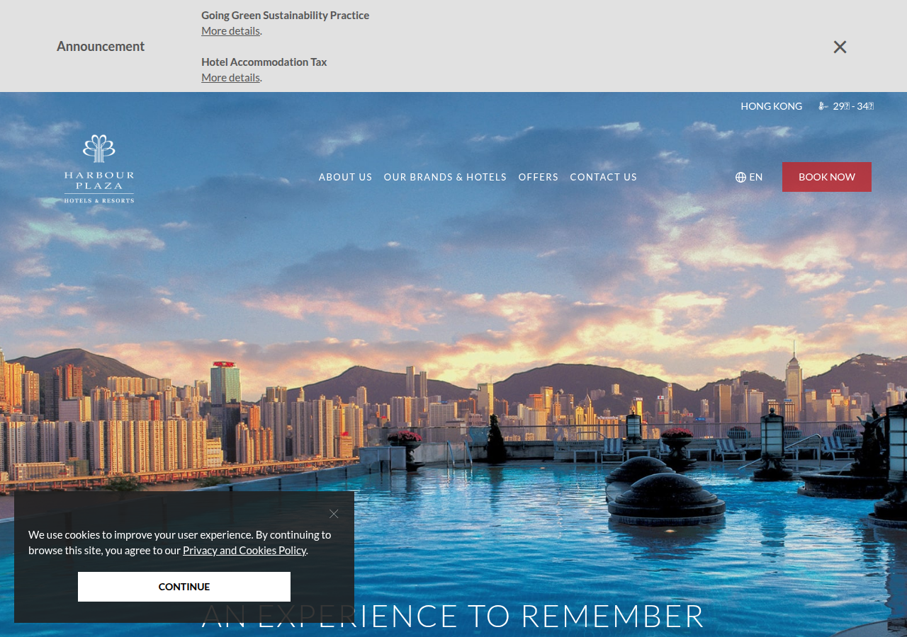 Screenshot of harbour-plaza.com
