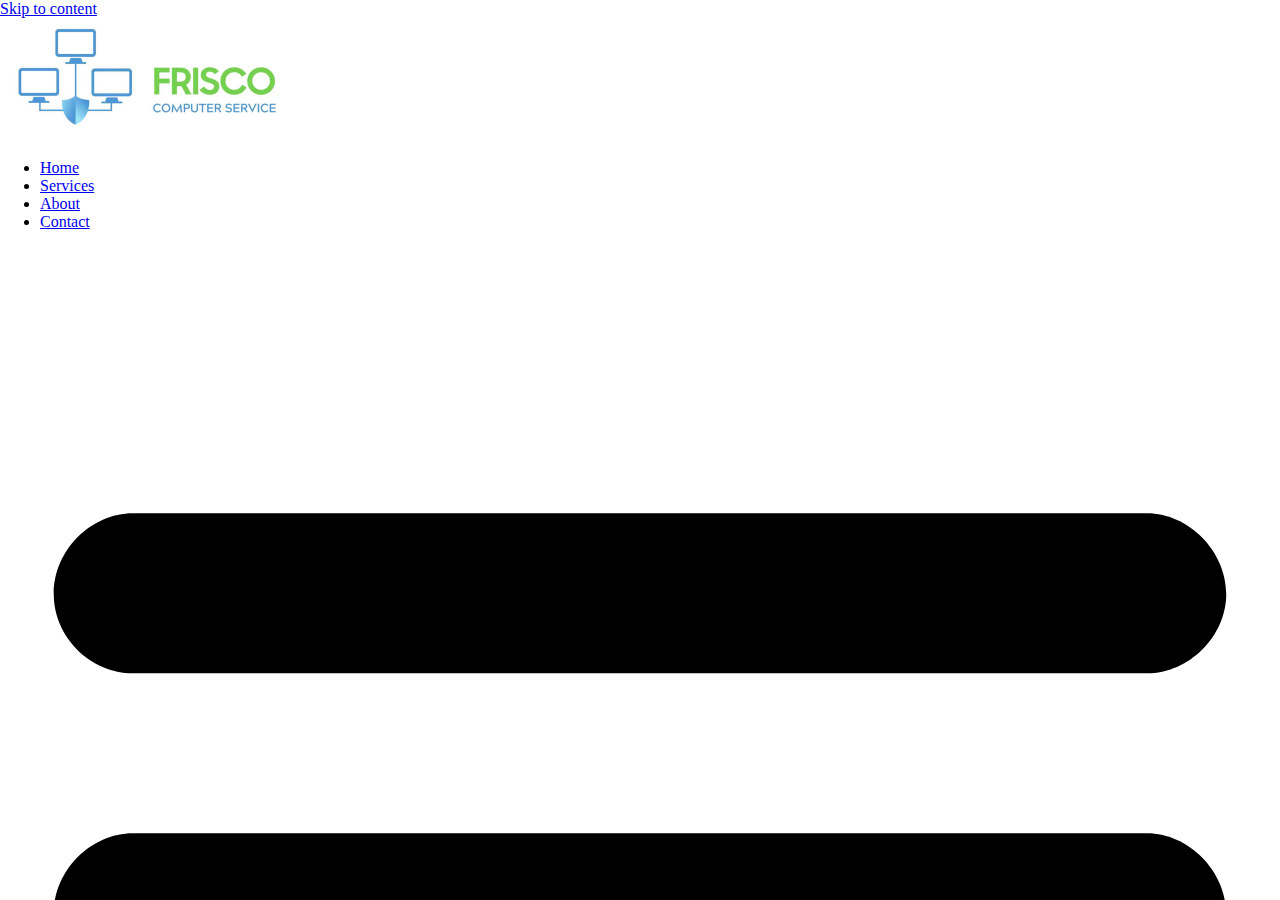 Screenshot of friscocomputerservice.com
