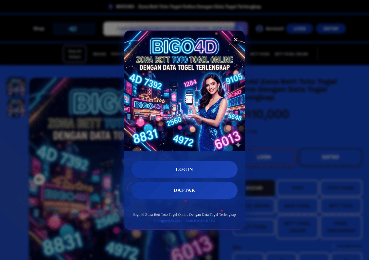 Screenshot of mainbigo4d.com