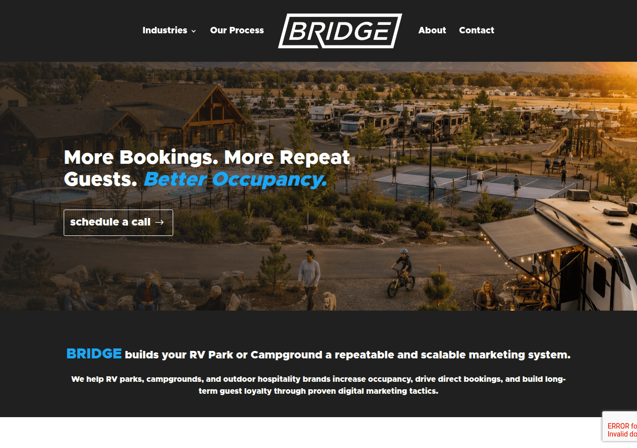 Screenshot of bridge-rv.com