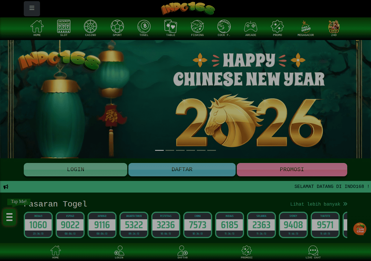 Screenshot of indo168win.xyz