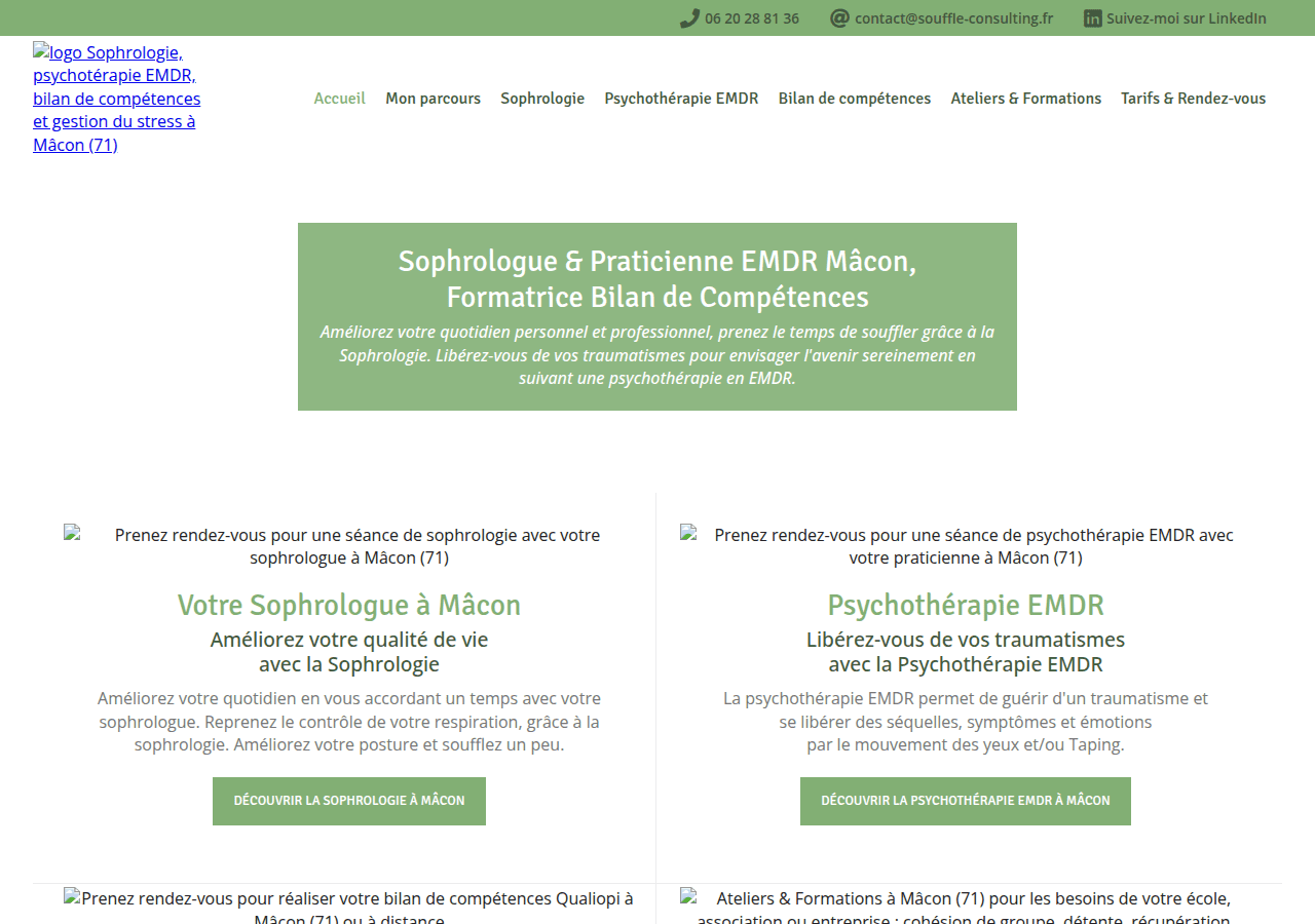 Screenshot of souffle-consulting.fr