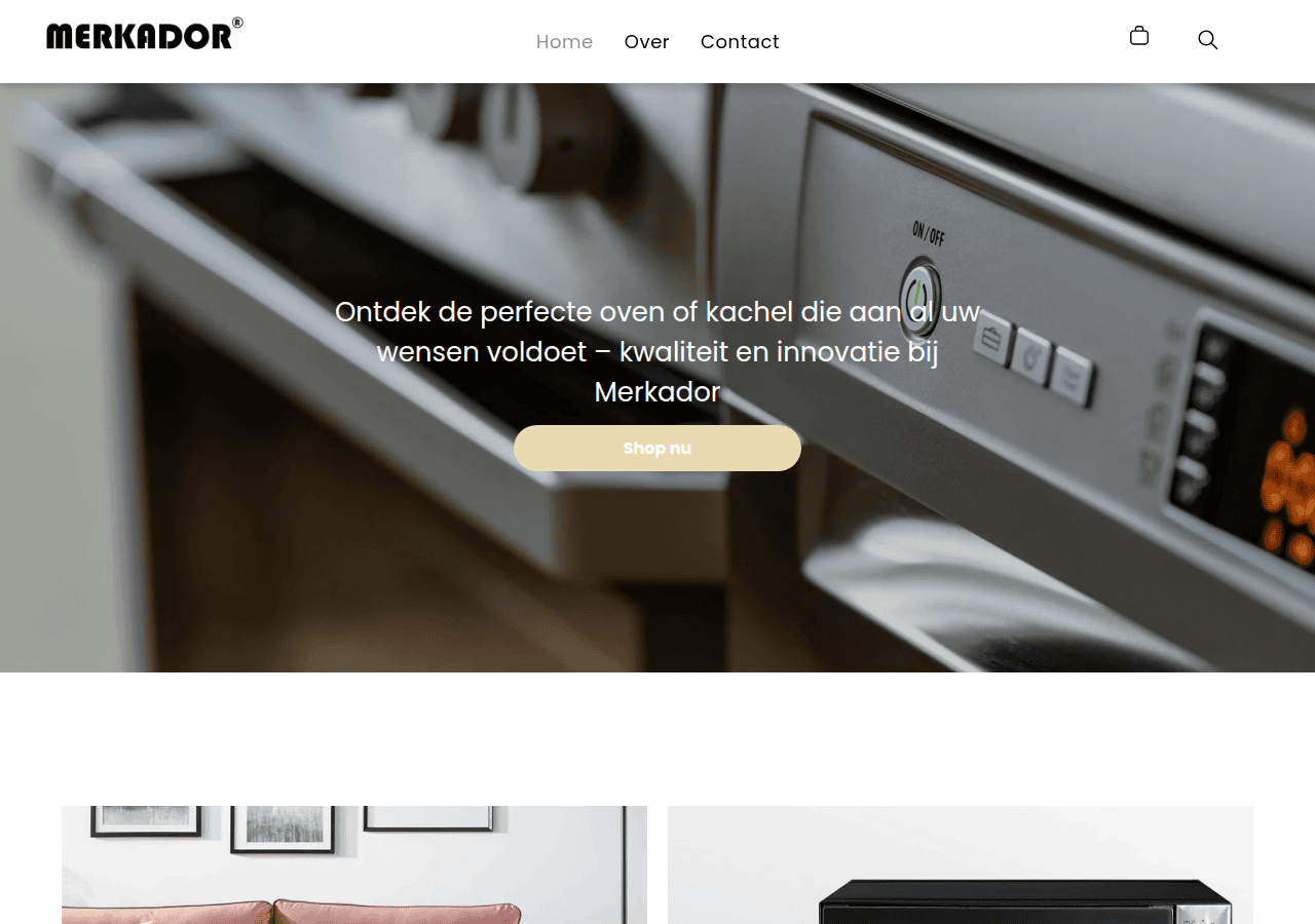 Screenshot of merkador.nl