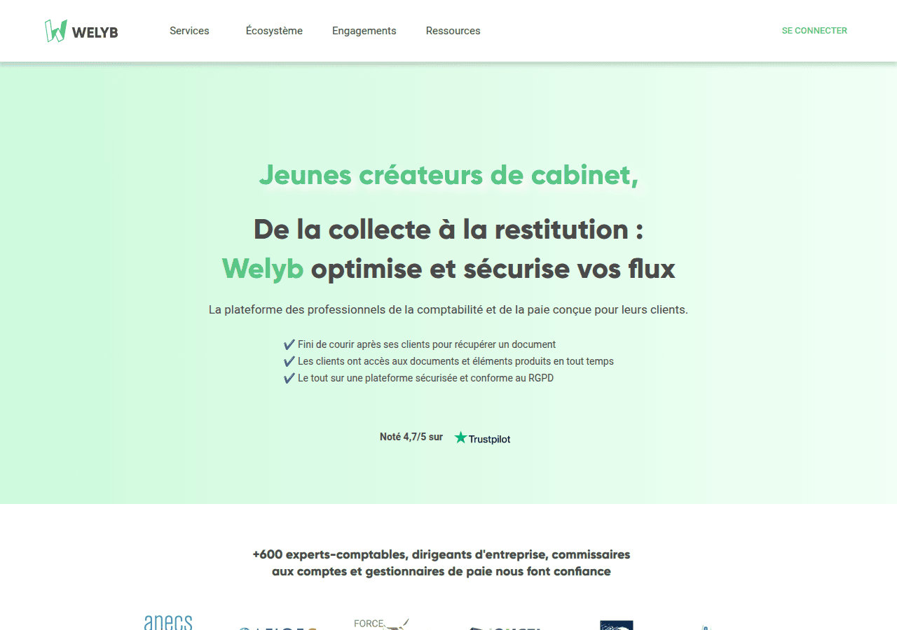 Screenshot of welyb.fr