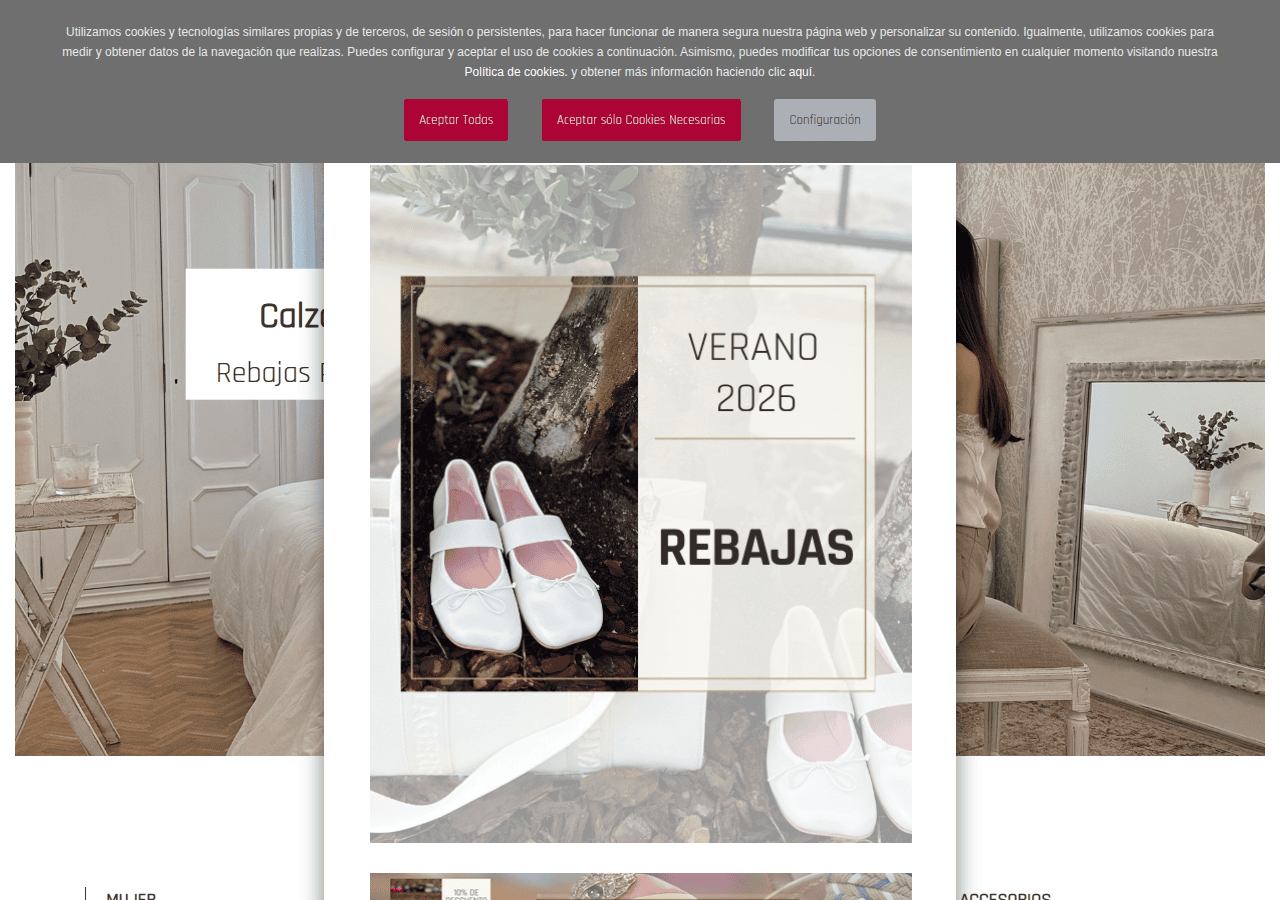 Screenshot of calzadospascual.com