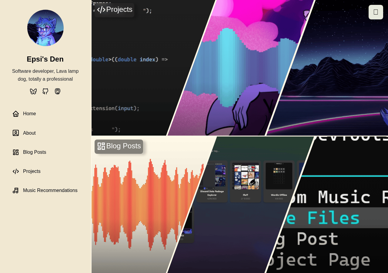 Screenshot of epsirho.com