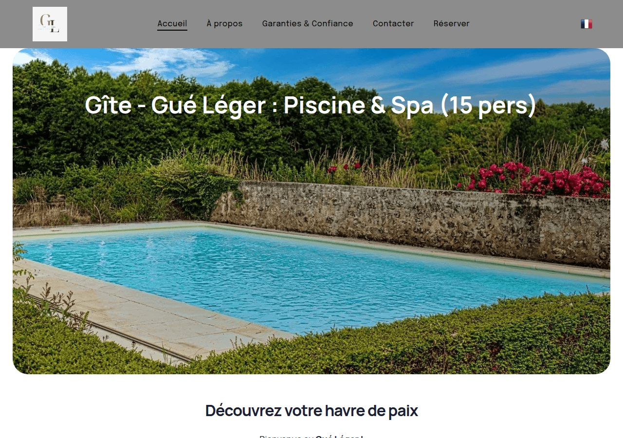 Screenshot of gueleger.com