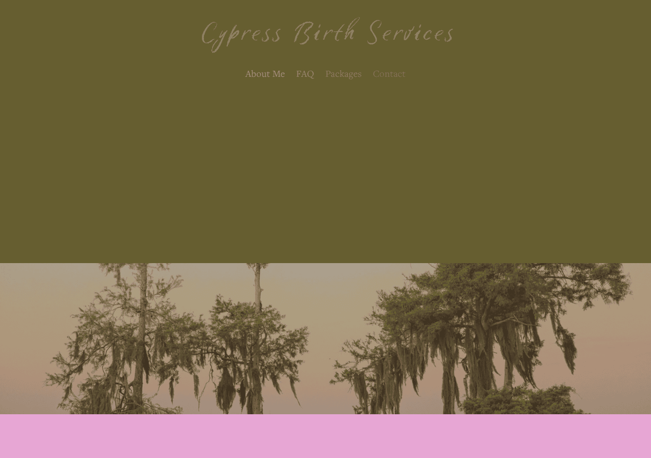 Screenshot of cypressbirth.com