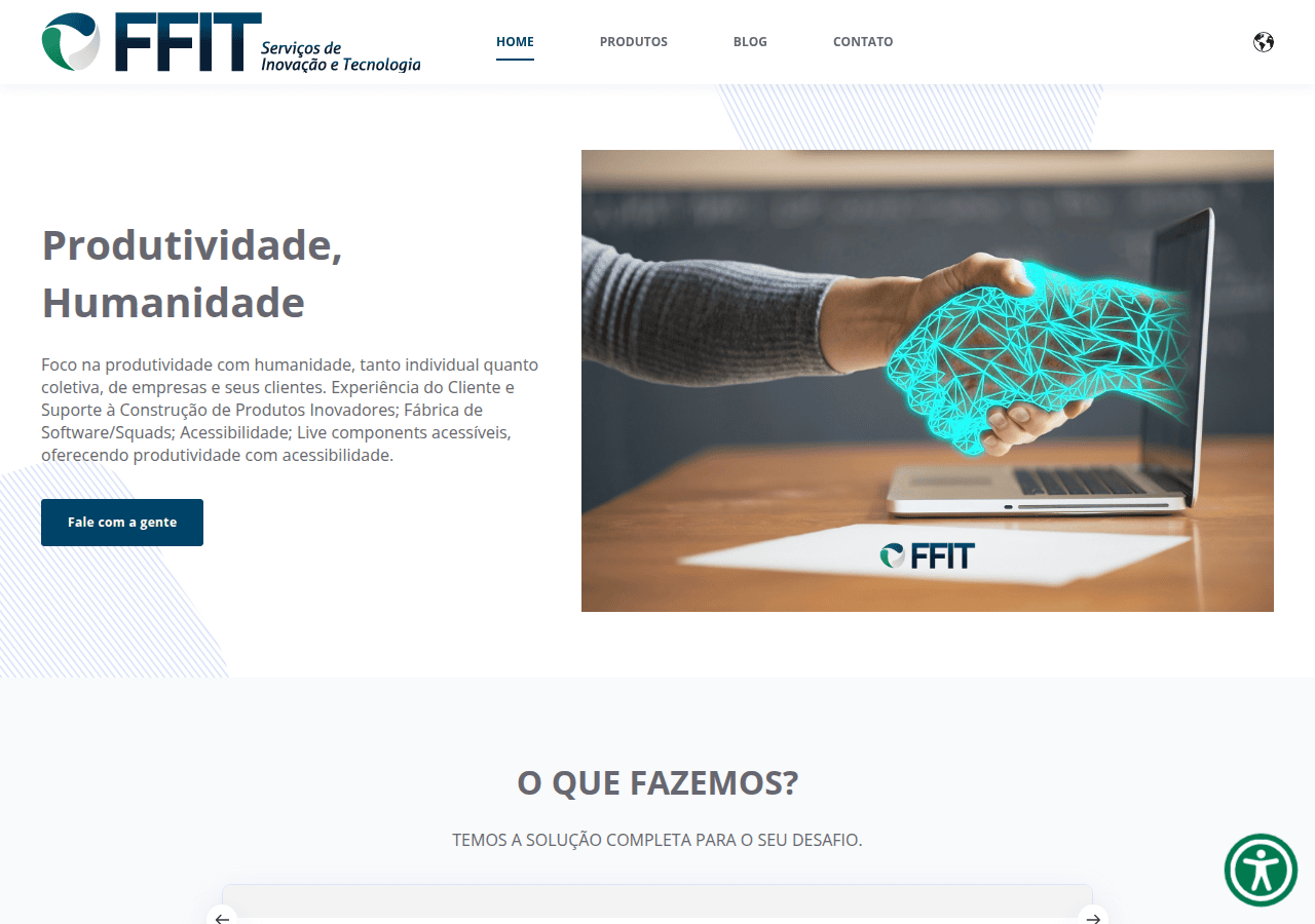Screenshot of ffit.com.br