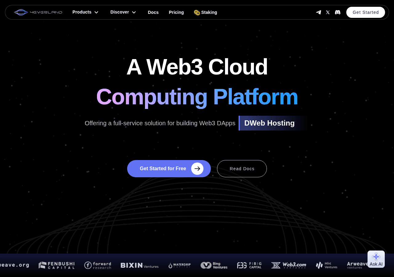 Screenshot of 4everland.org