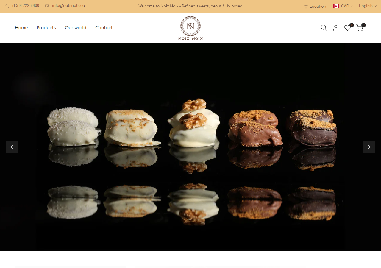 Screenshot of nutsnuts.ca