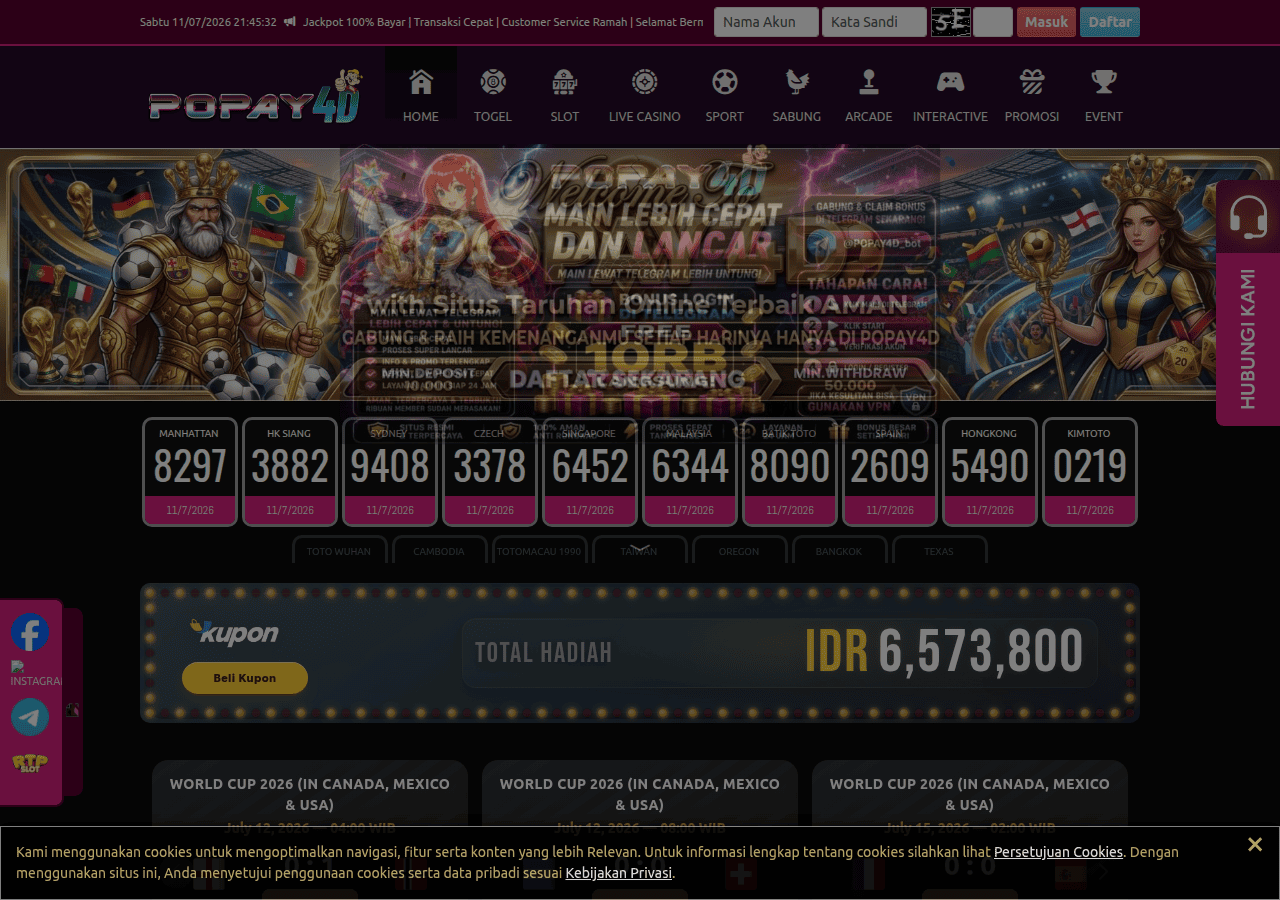 Screenshot of popaykembang.com