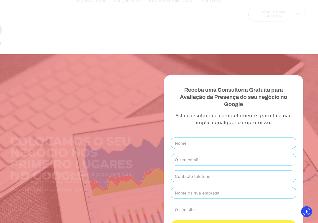 Screenshot of agenciadigitaliza.pt