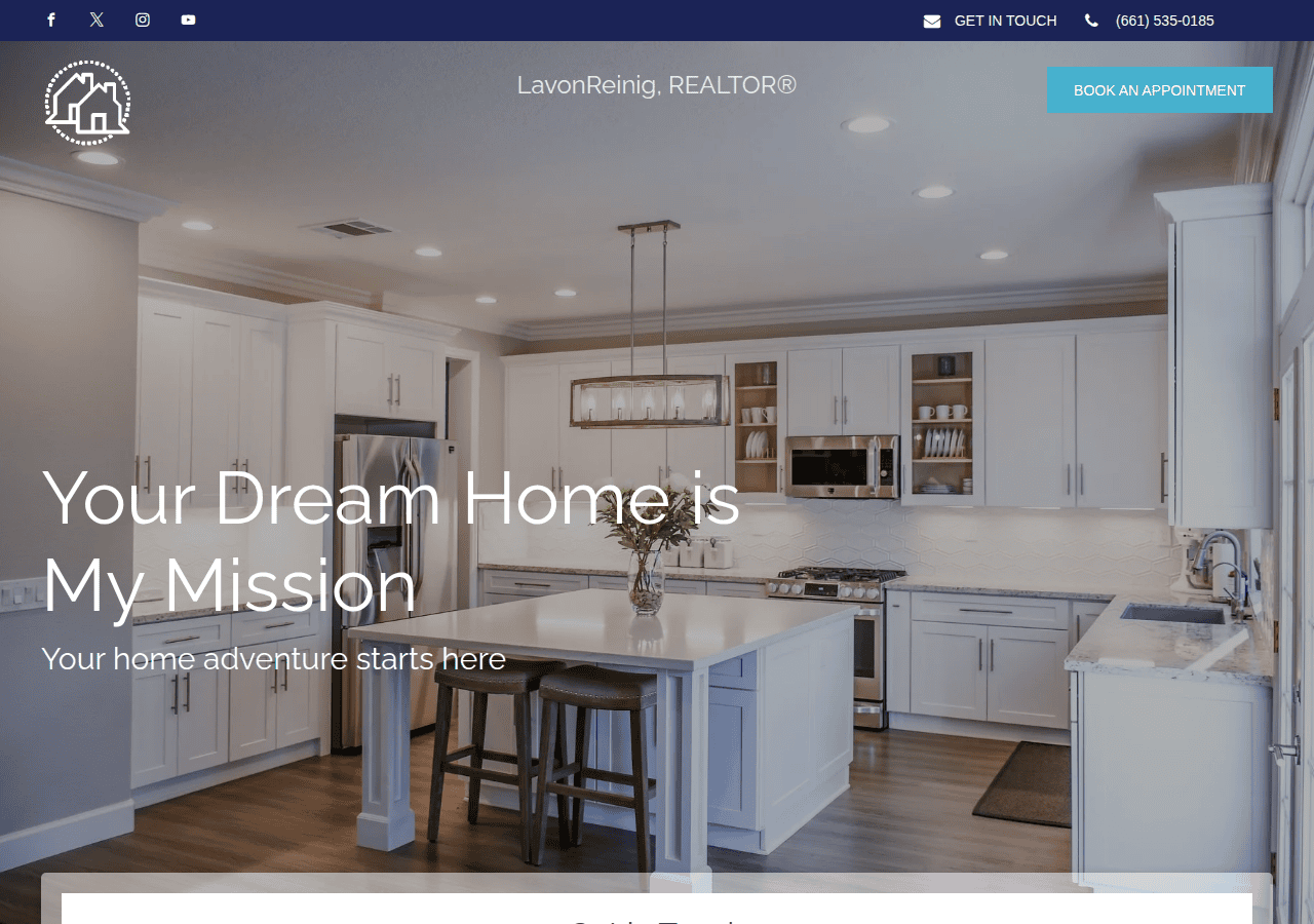 Screenshot of lavonreinig.realtor