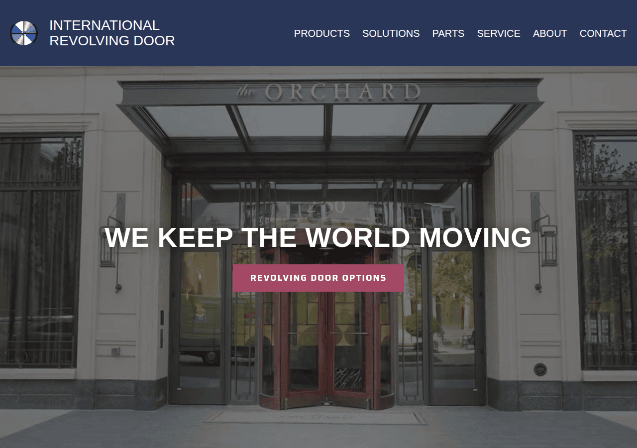 Screenshot of internationalrevolvingdoor.com