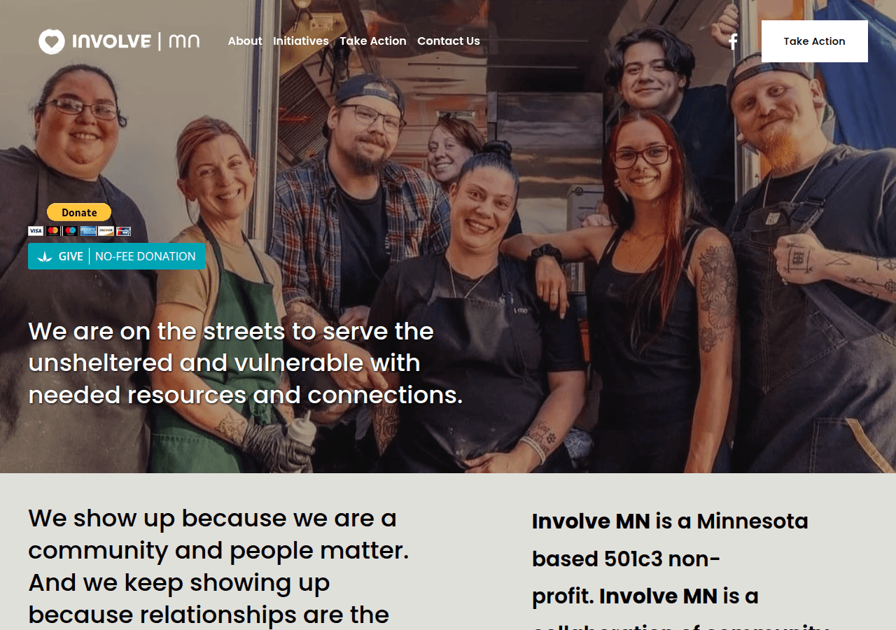 Screenshot of involvemn.org