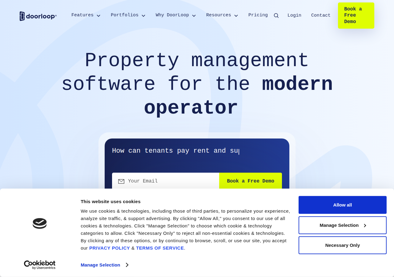 Screenshot of doorloop.com