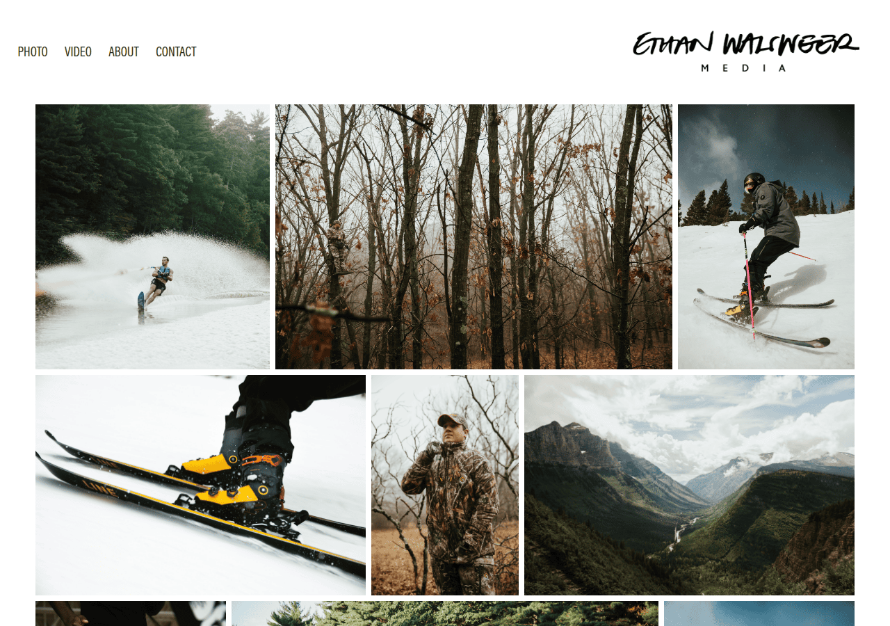 Screenshot of ethanwalsweermedia.com