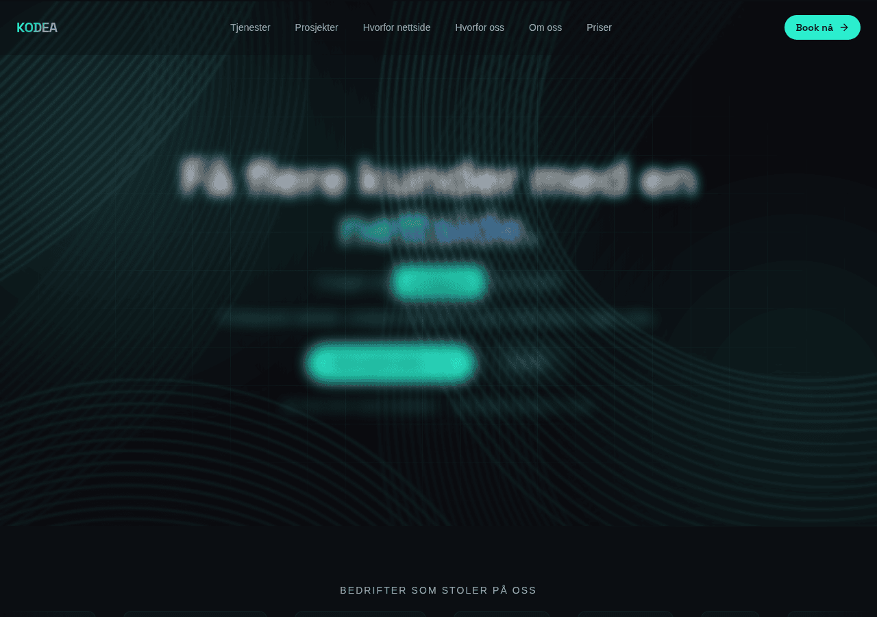 Screenshot of kodeadev.no