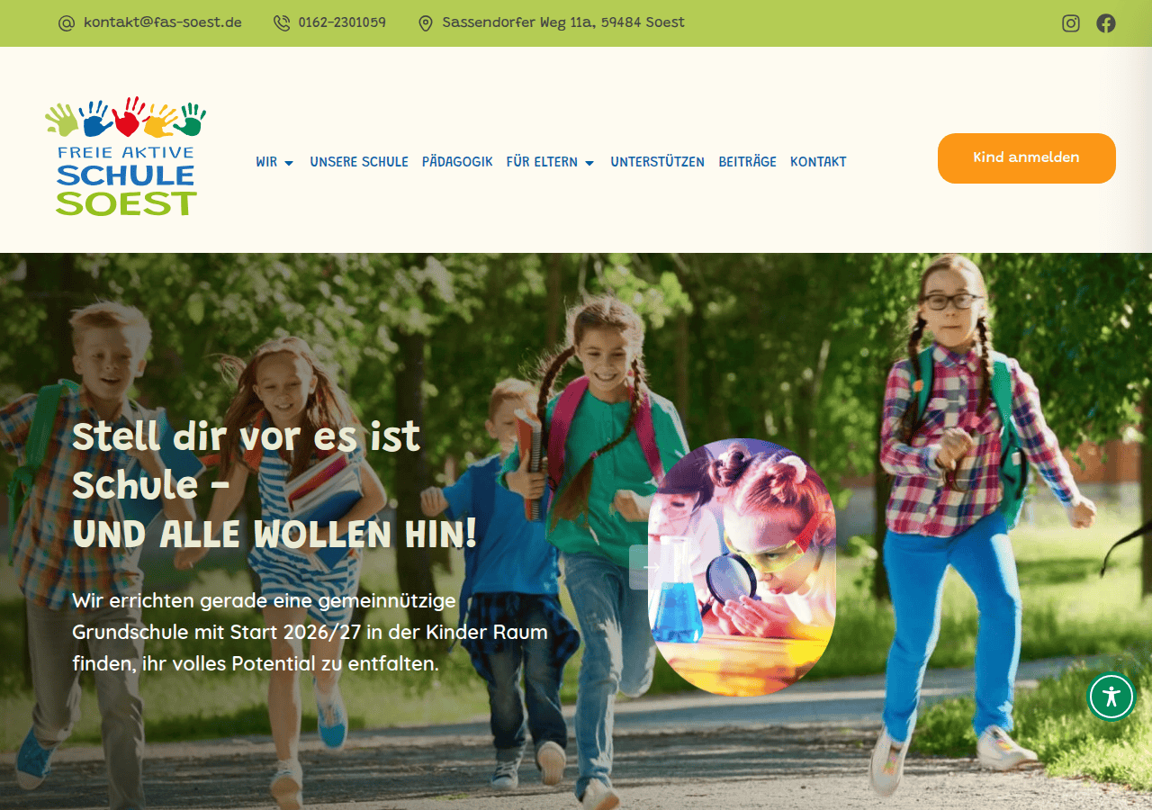 Screenshot of fas-soest.de