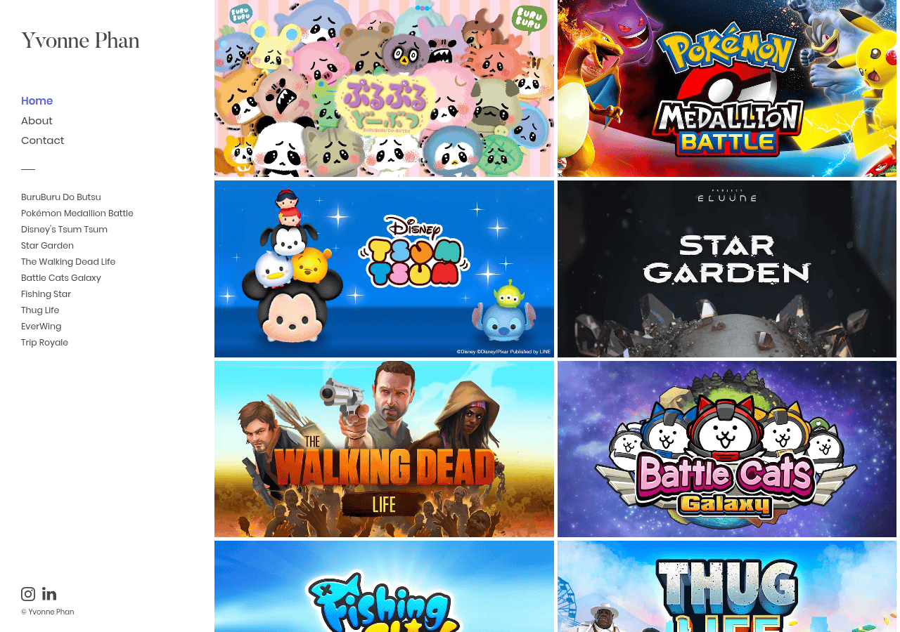 Screenshot of yvonnephan.com