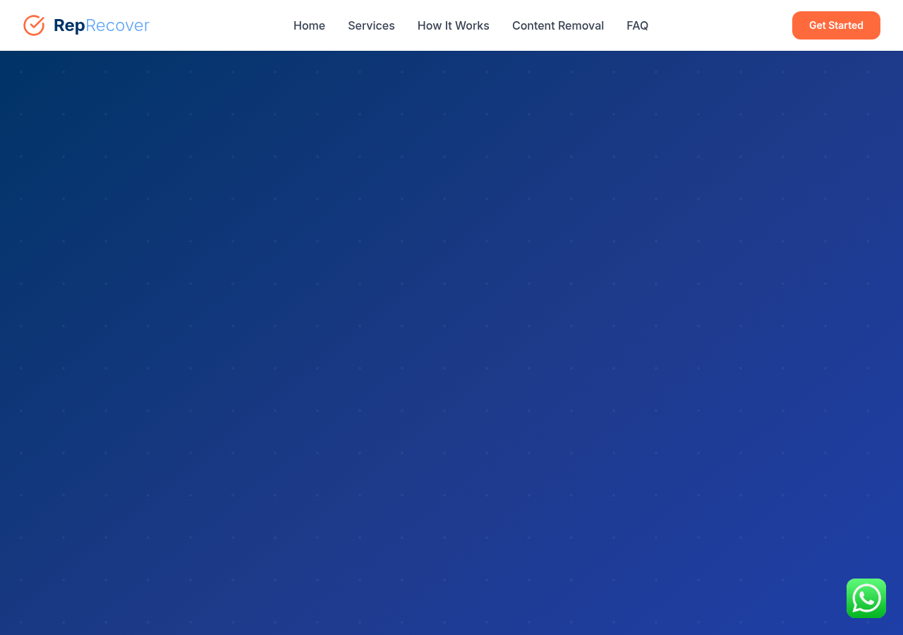Screenshot of reprecover.com