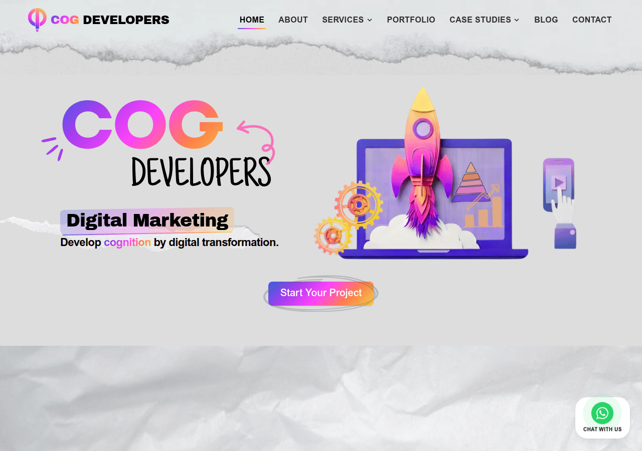 Screenshot of cogdevelopers.com