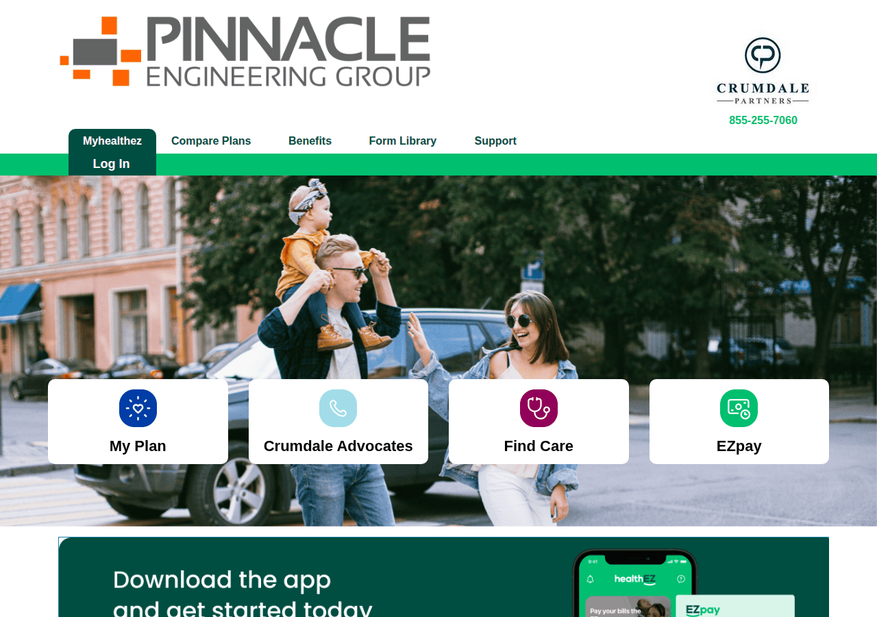 Screenshot of pinnacleengineeringbenefits.com