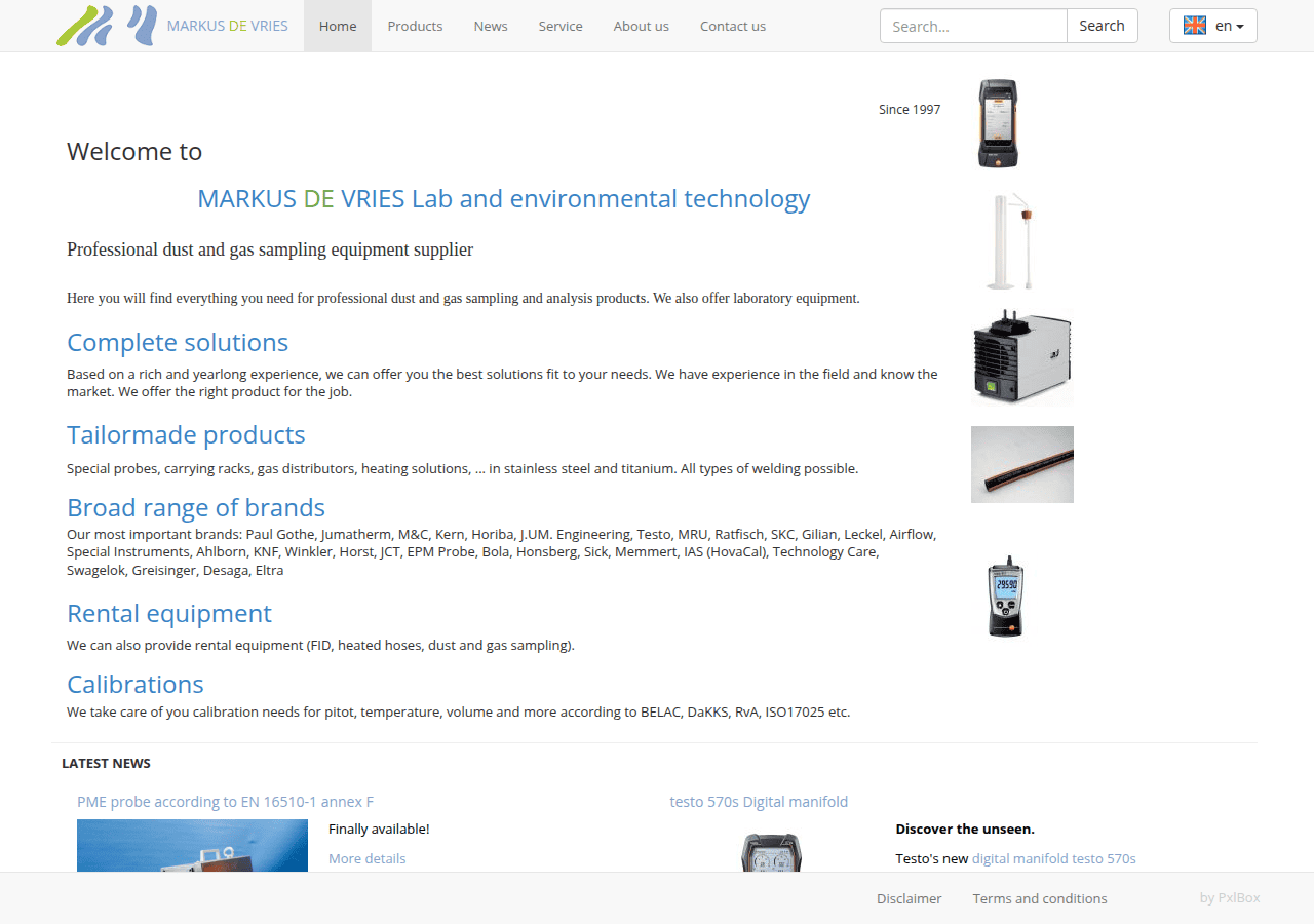 Screenshot of mdvonline.com